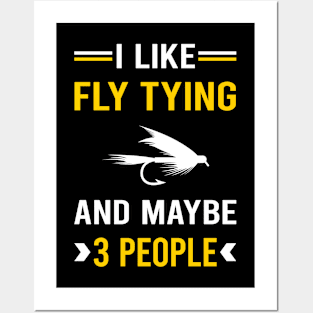 3 People Fly Tying Posters and Art